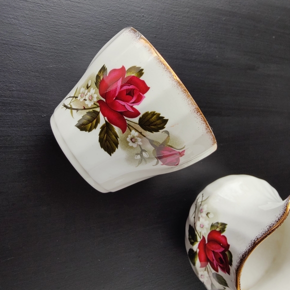 Vintage | Aynsley & Co. Ltd | English Ironstone | creamer & sugar bowl - Picture 4 of 16